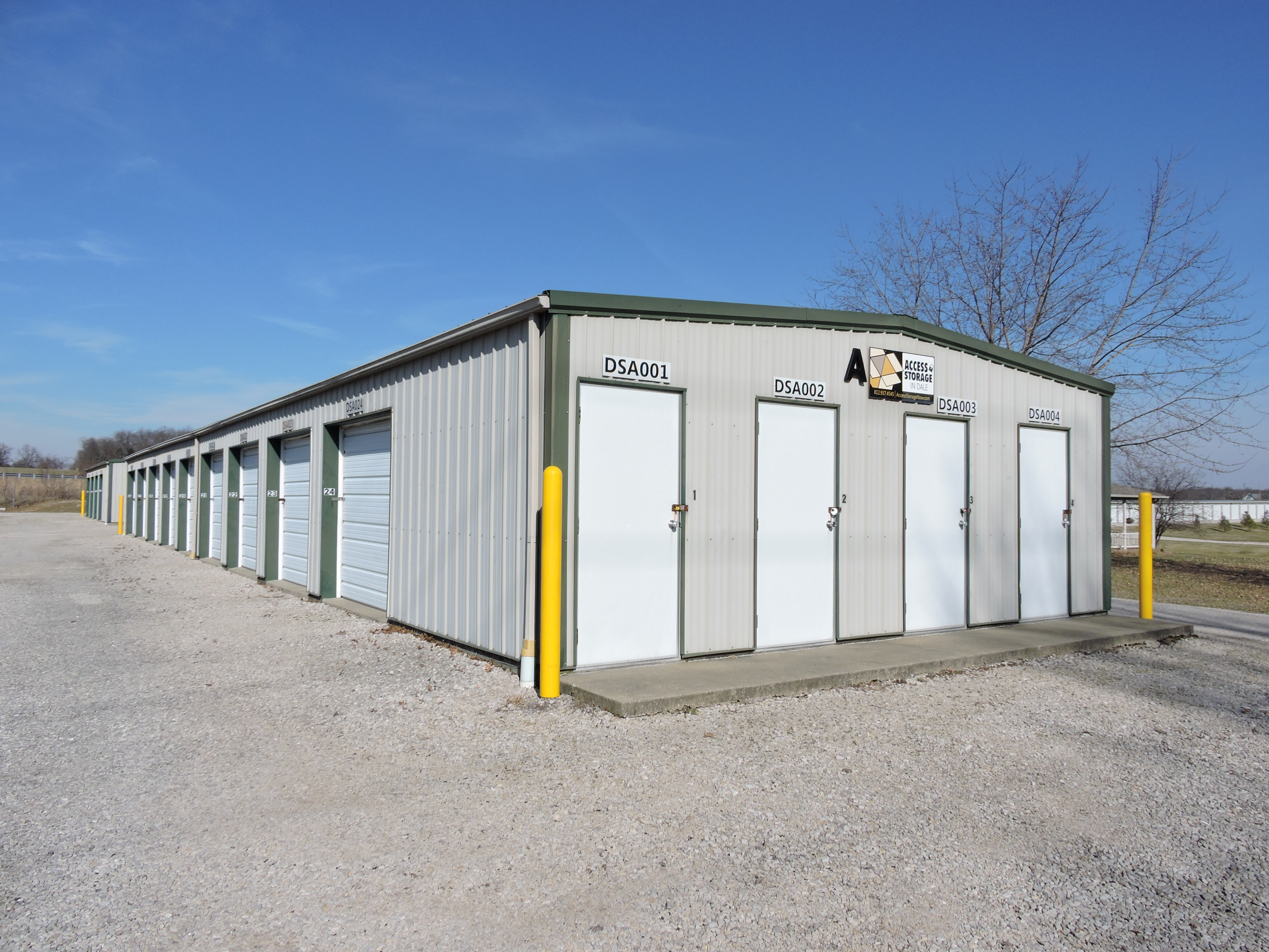 variety of storage unit sizes available dale in